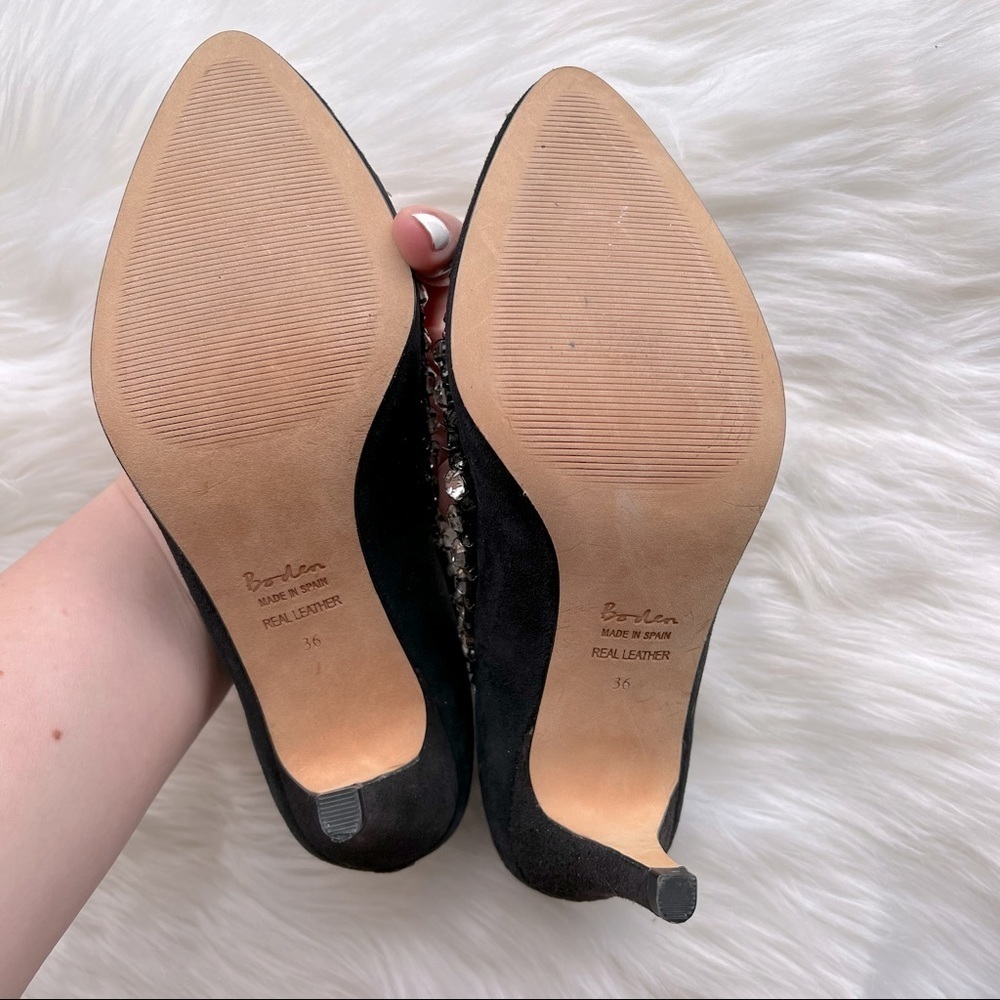 Boden Jeweled Embellished Pumps in Black - Picture 5 of 8